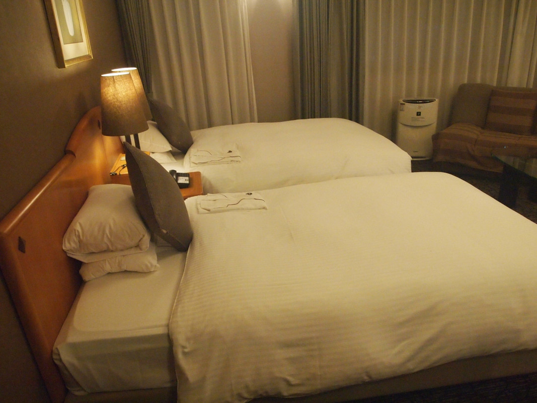 ツインのシングルユースにしていただきました