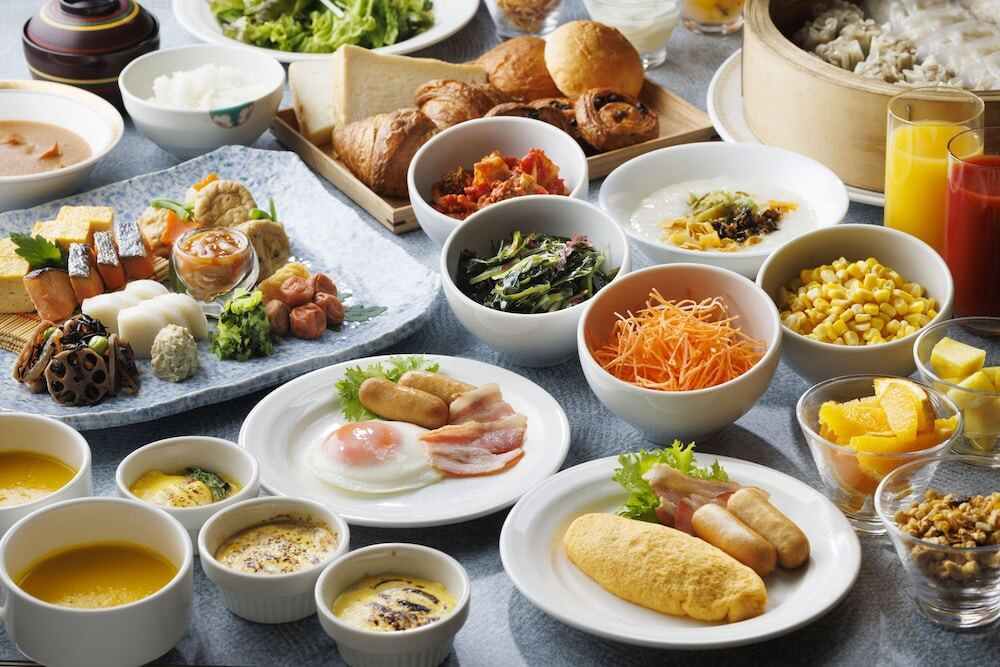 朝食ビュッフェ1