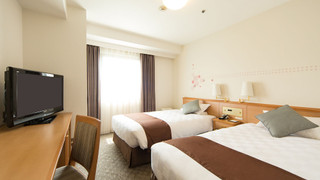 禁煙 ツインルーム 16.2平米)(ベッド幅110センチX2台)