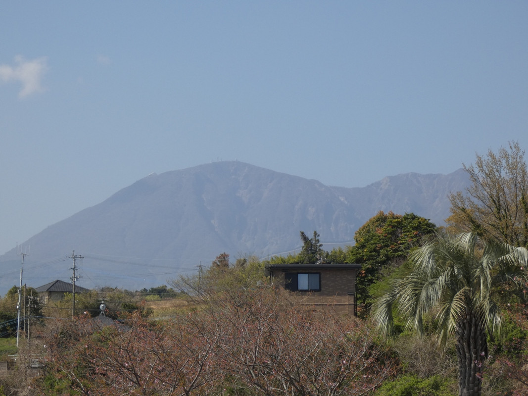 ホテル&リゾーツ別府湾部屋からの眺望由布岳