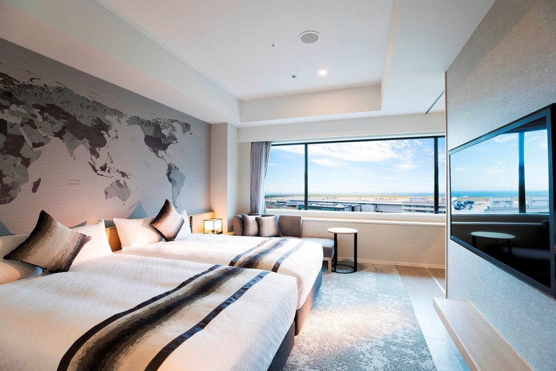 飛行機が見えるお部屋やキティルームがあって子供も大喜び♪4057237