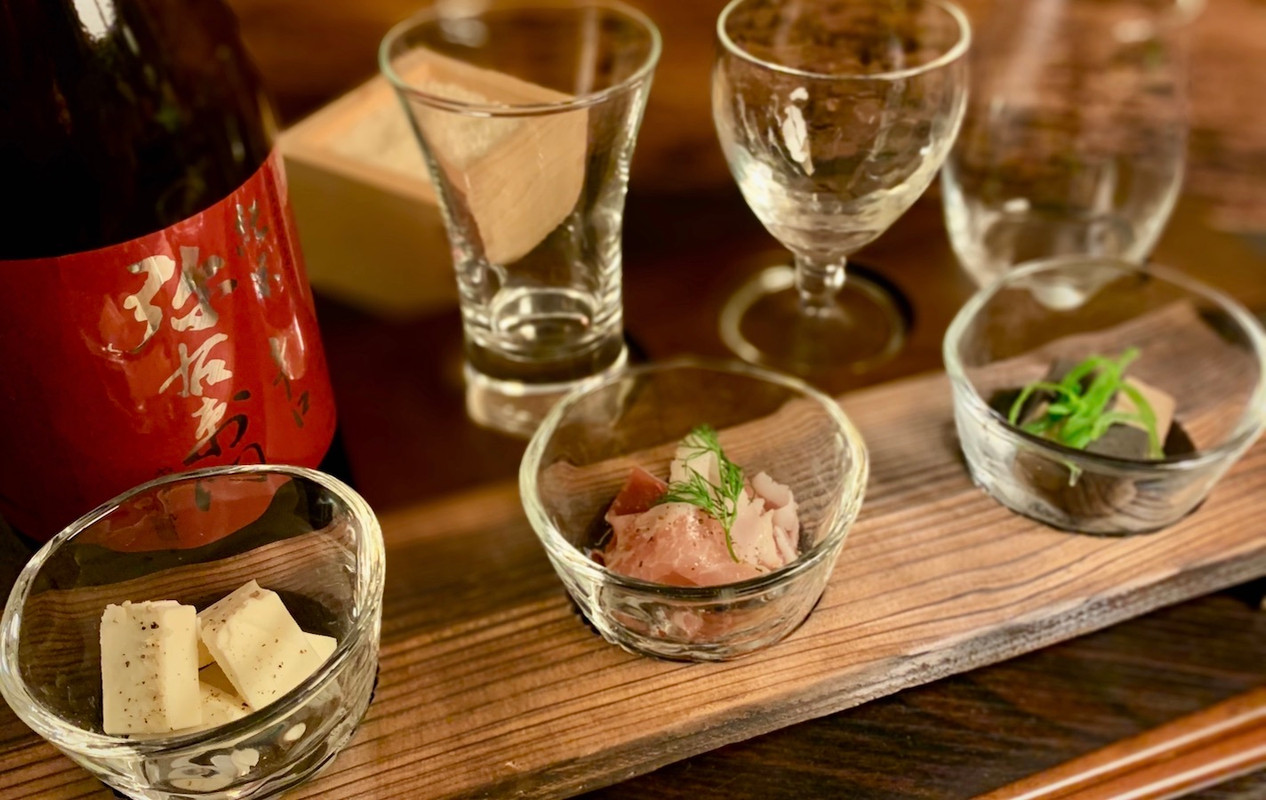 Sake pairing plan: snack set