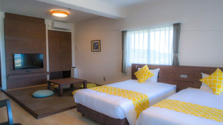 ツインルーム 禁煙 パーシャル オーシャン ビュー