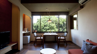 ツインルーム　畳エリア　半露天風呂付　（牡丹）