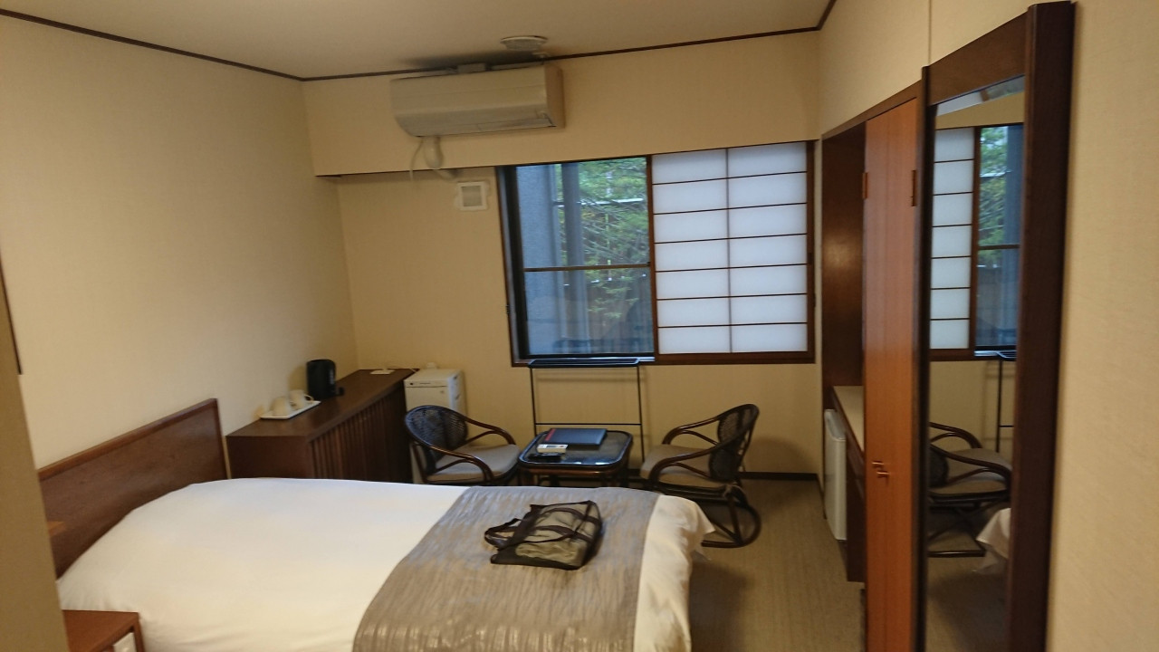 設備は古いです。