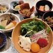 バイキング式の朝食バイキング式
