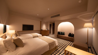 デラックス ツインルーム バリアフリー 禁煙 (6才以上は3名様まで)