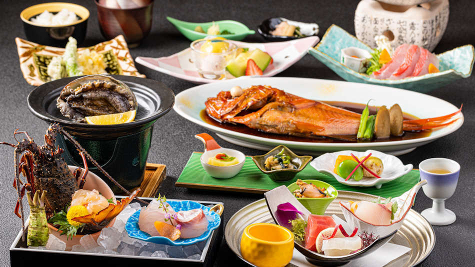 客室や大浴場から海を一望。伊豆の豪華食材も味わえる4021847