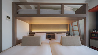 ロフトベッド(110cm幅ベッド2台+ロフトベッド1台)禁煙