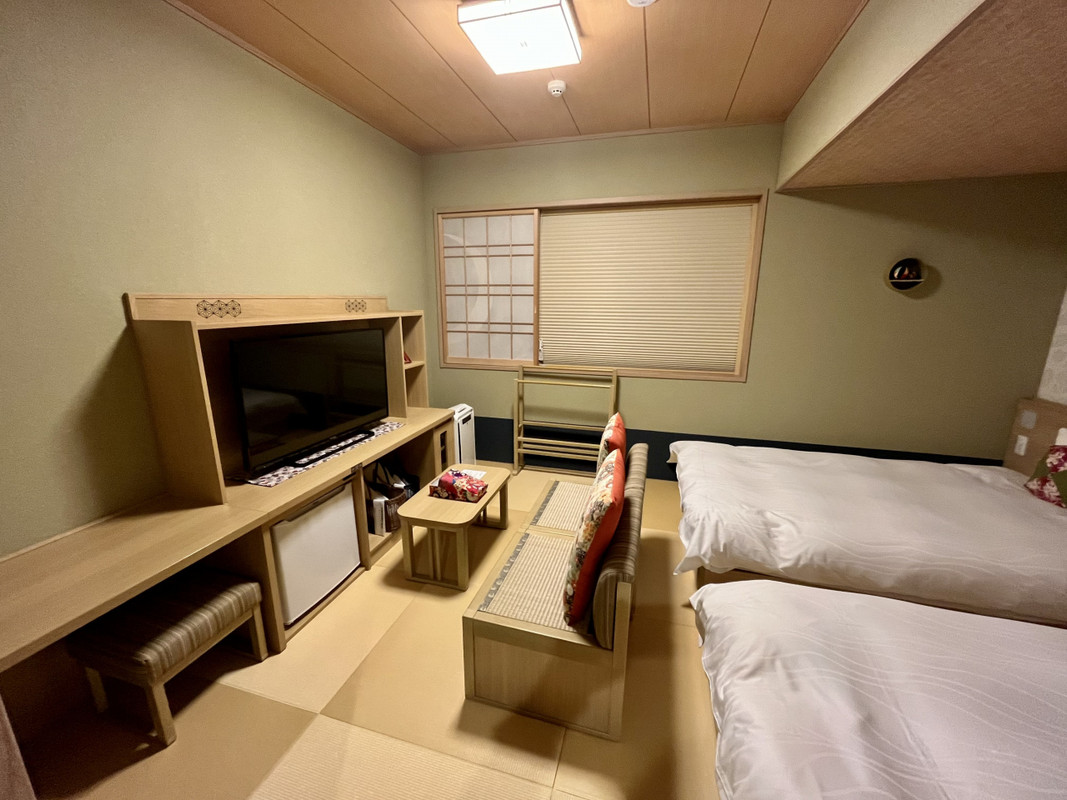 ツインルームの室内