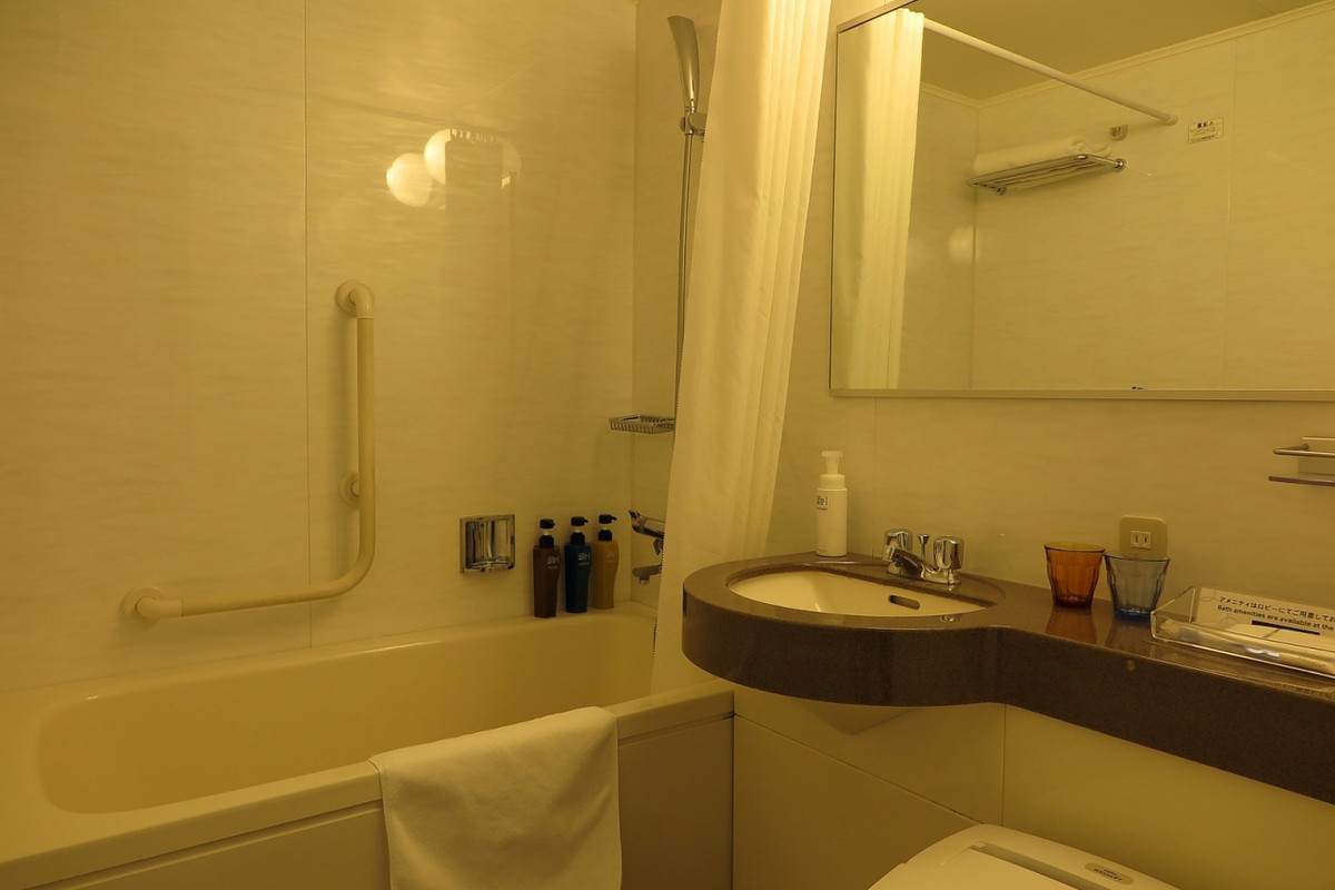 清潔感のあるバスルームでした