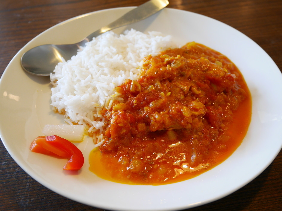 「喫茶 ソスイ」料理 419662 トマト感・スパイスの香りが素晴らしいカレーにバスマティーライス