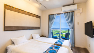 ツインルーム オーシャンビュー 海風