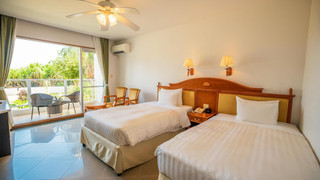 スタンダード ルーム シングルベッド 2 台 禁煙 バルコニー (with Extra Bed)