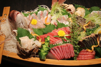 「食楽厨房 以心伝心」 料理 31946071 2014忘年会豪華舟盛り(松)