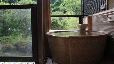 吟龍 客室露天風呂一例① / 10