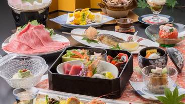 夕食 会席料理一例 / 1