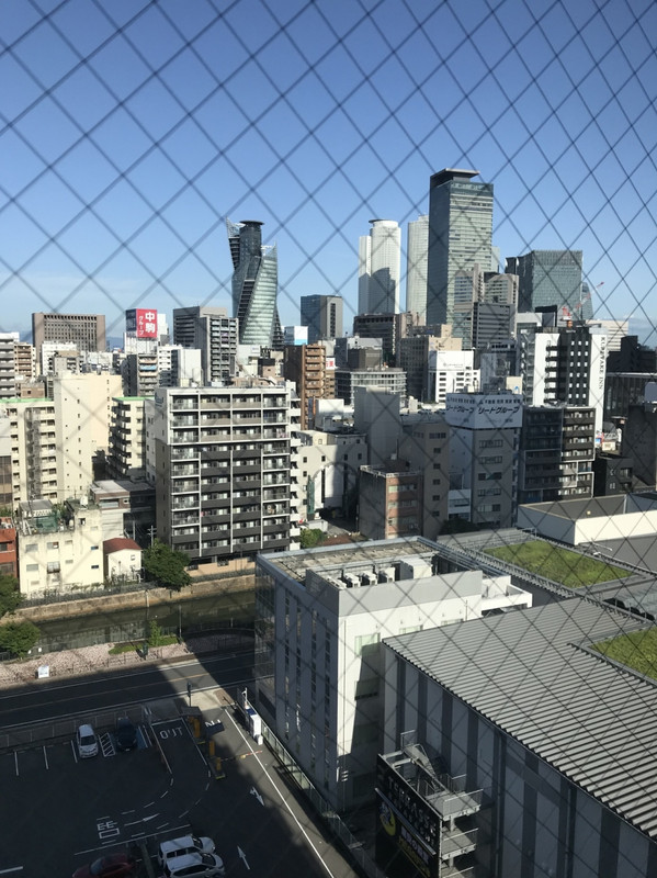 部屋からの眺め：名古屋駅駅ビル
