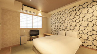 ＜新館＞ [禁煙] 和ベッド デラックスダブル＜シモンズベッド＞