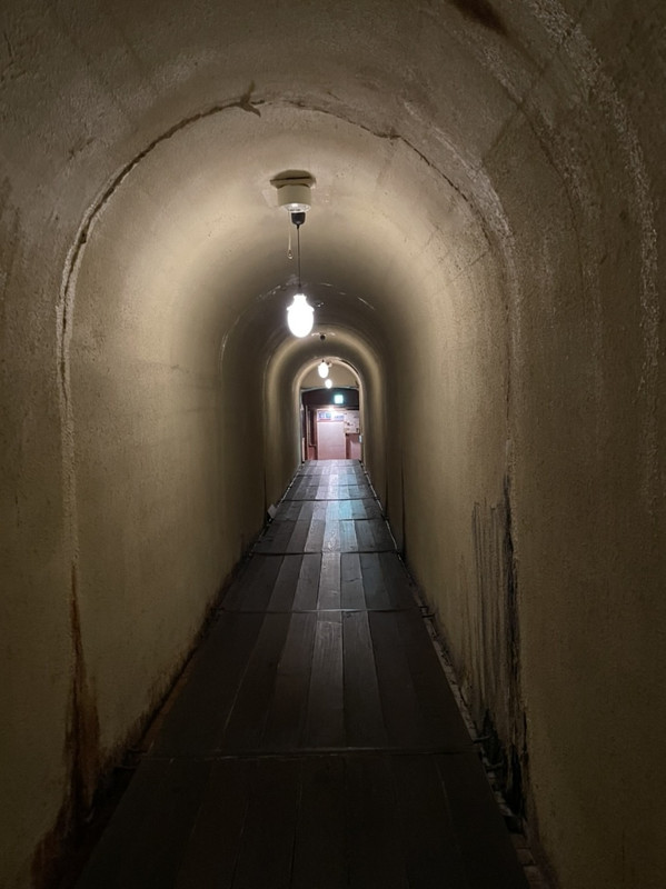 館内にある廊下　一人で通っても意外と怖くなかった