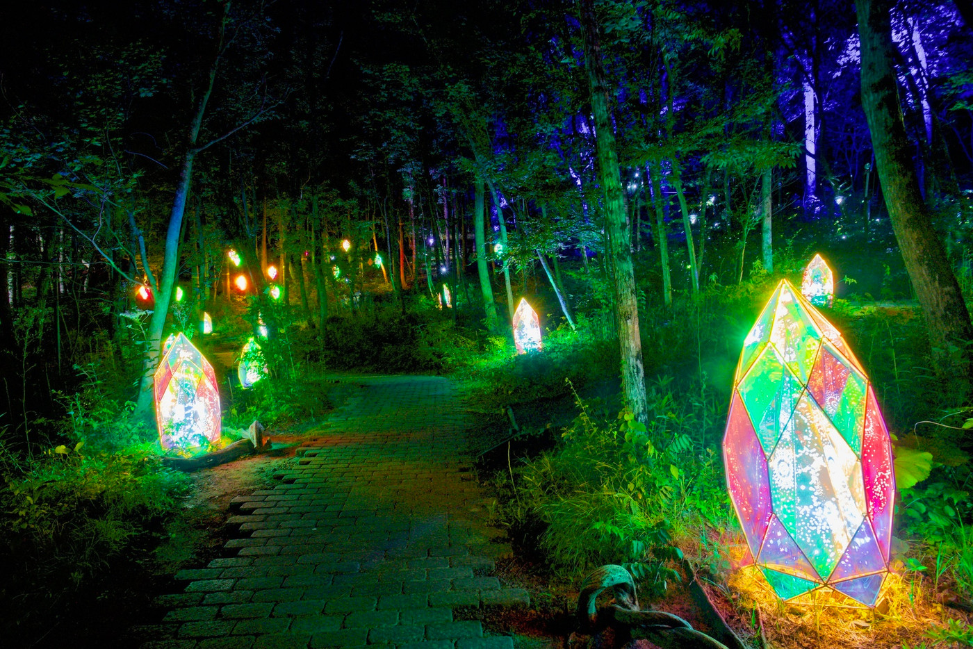 宮沢賢治童話村　ライトアップ　2018