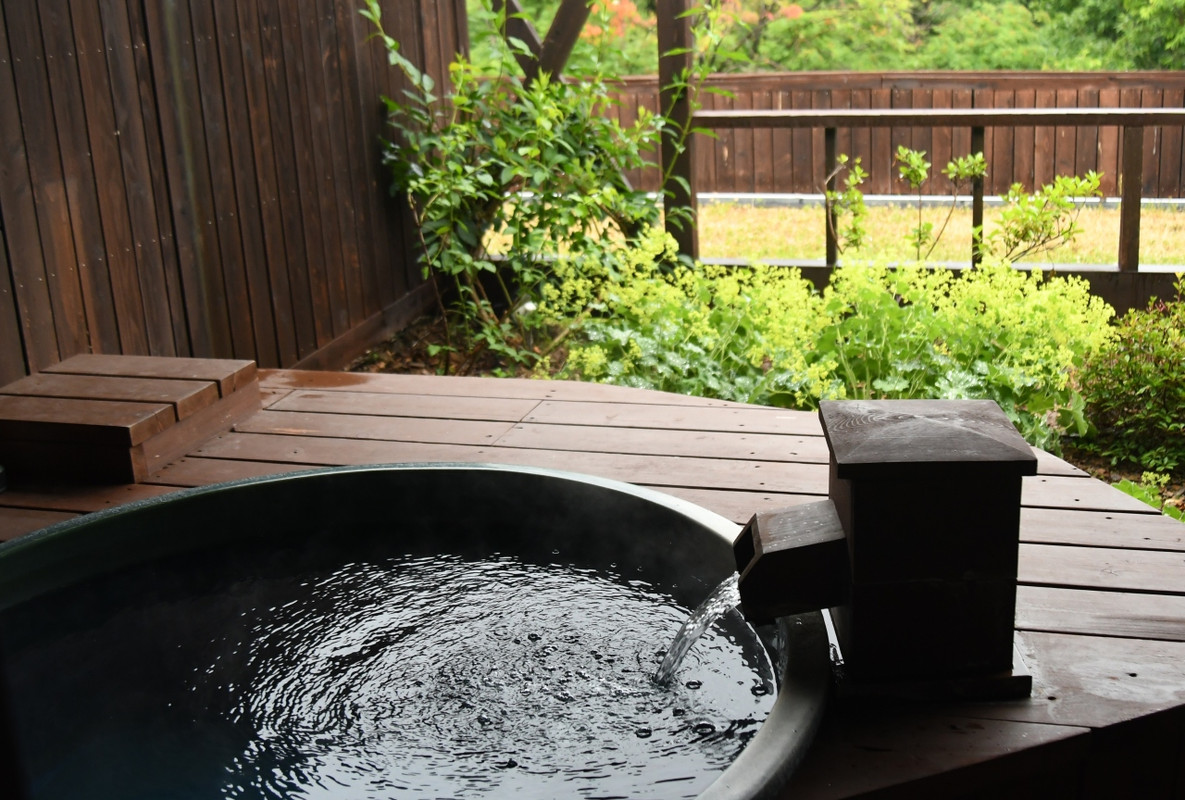 露天風呂です。