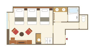 敷島館 和トリプル バス付