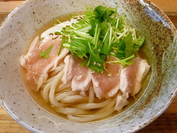 「ゆうすけ」料理 1202064 鶏胸肉の冷かけ