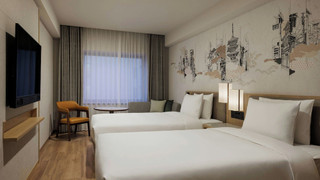 ルーム ダブルベッド 2 台