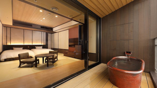 露天風呂付客室 禁煙 (朝食付プラン)(3名以上利用時のみ布団を用意)