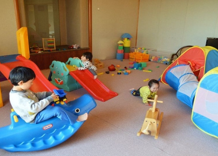 キッズルームには子どもの興味を引き付けるおもちゃがたくさん♪