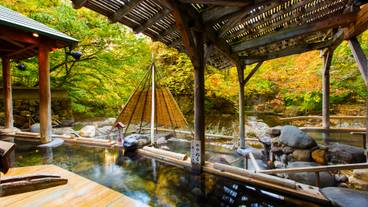 広瀬川源流露天風呂 眺望の湯 / 5