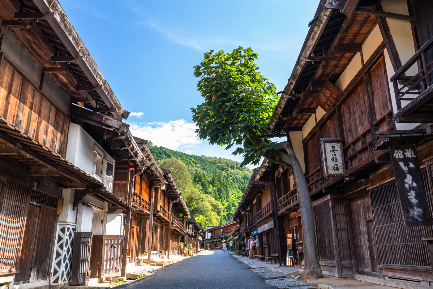《長野県》妻籠宿・古い町並み