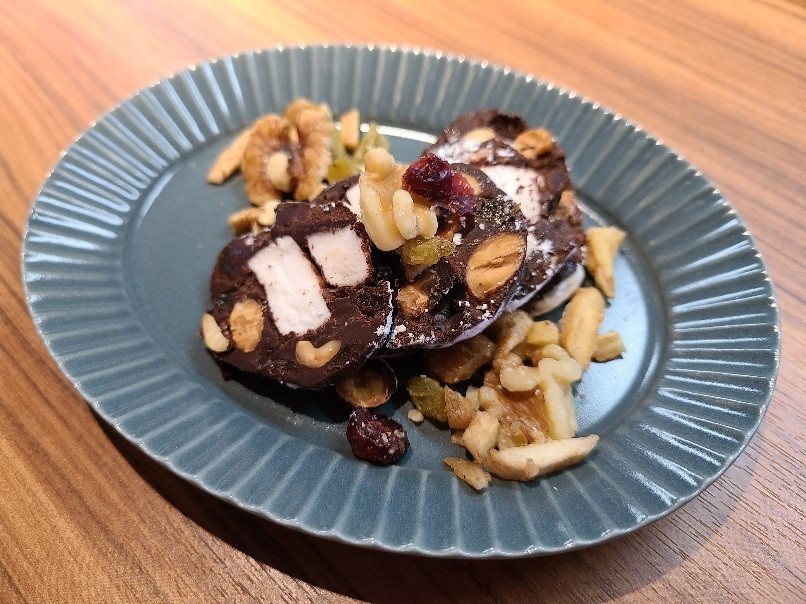 自家製チョコレートサラミ