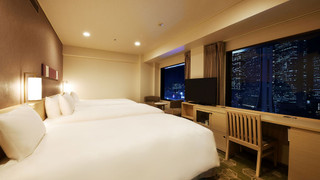 デラックスツインルーム+エキストラベッド（禁煙 / 30.6sqm）