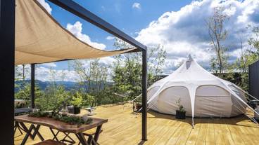 ロータスベルテント 外観・ウッドデッキ / 13