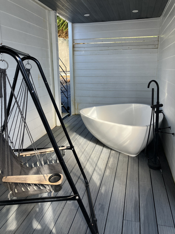 素敵なお風呂に、日があるときに入りたかった