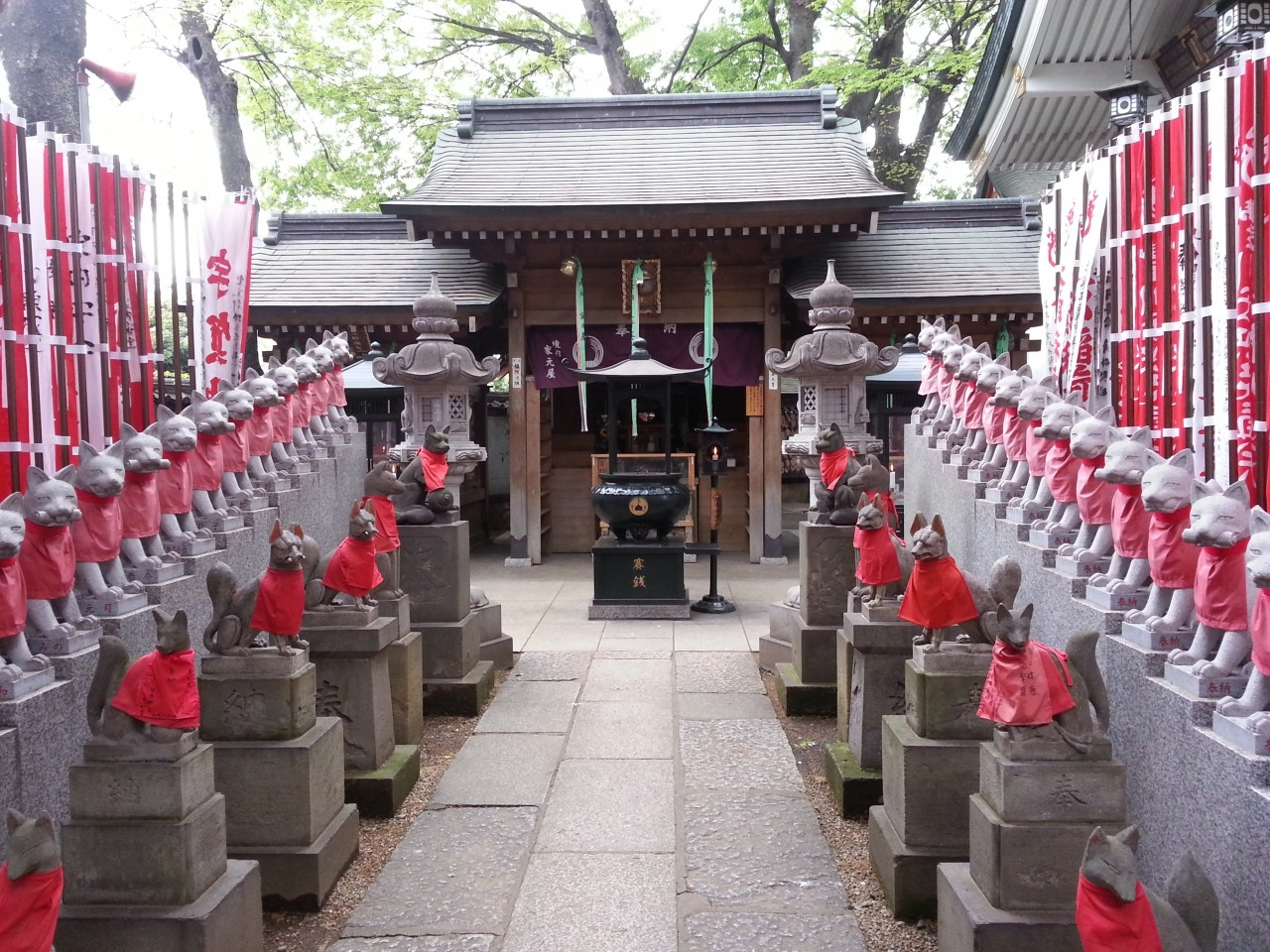 狐の参道、三体の神様「三神殿」1300826