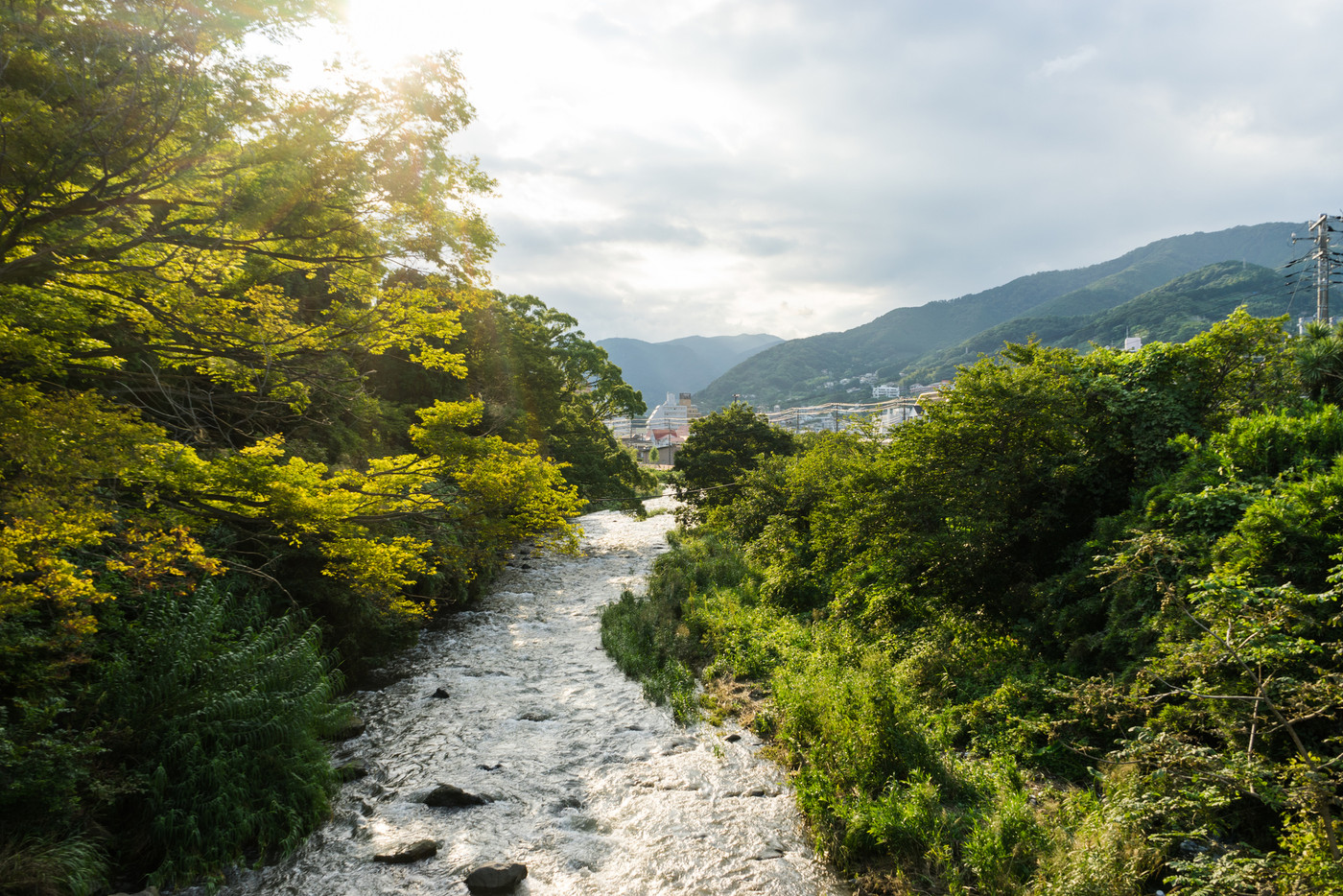 湯河原　千歳川