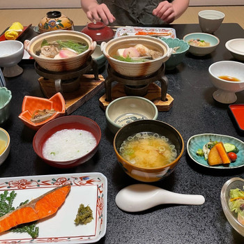 「お宿やました」 料理 185567936 朝ごはんです。朝からご飯2杯オカワリしてしまいました笑