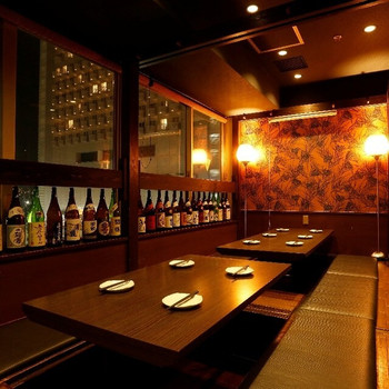 「九州紀行・美色個室 一本気 海浜幕張店」内観 802382 ●【～夜景一望～：団体専用・完全個室】●：３～８０名用