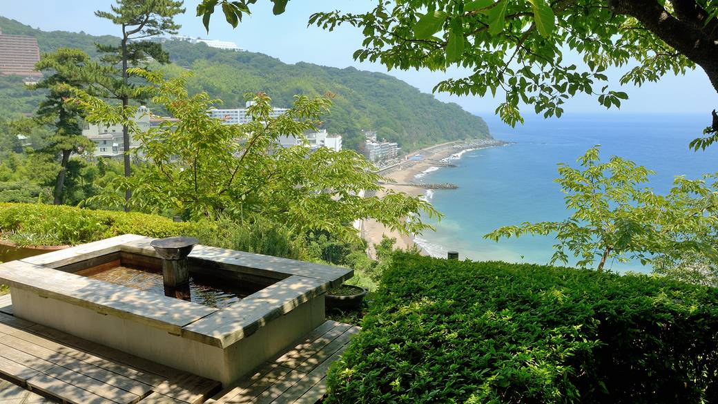 ロビー前の足湯 / 1