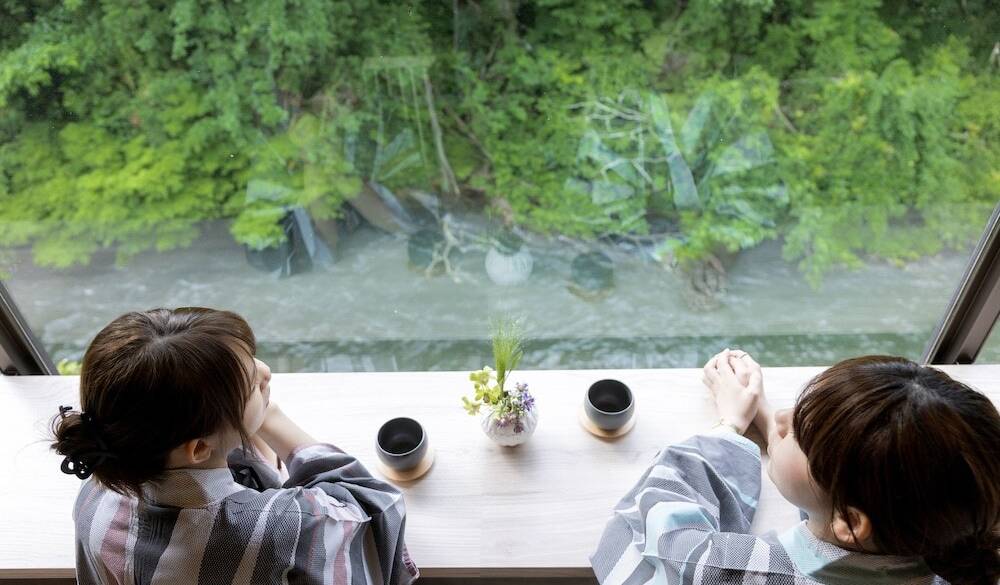 大きな窓から景色を堪能 / 4