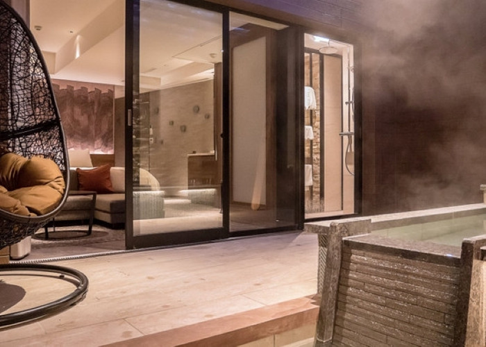 5タイプある露天風呂付客室。お部屋の温泉も源泉かけ流し