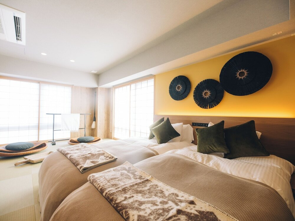 4名まで泊まれる客室