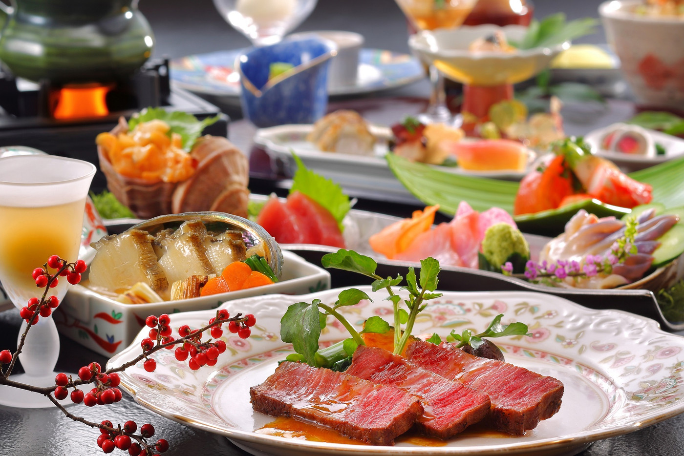 贅を尽くした会席料理を堪能3434762