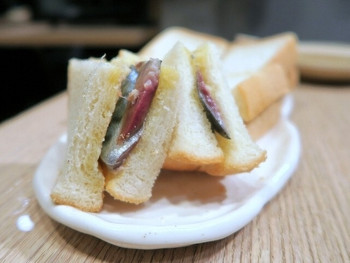 「さば銀」料理 690011 〆サバサンド￥650