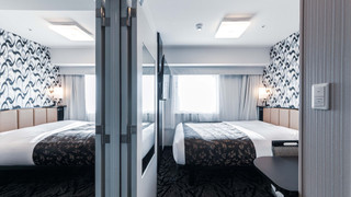 [シングル×シングル] コネクトツインルーム　22sqm　2名利用