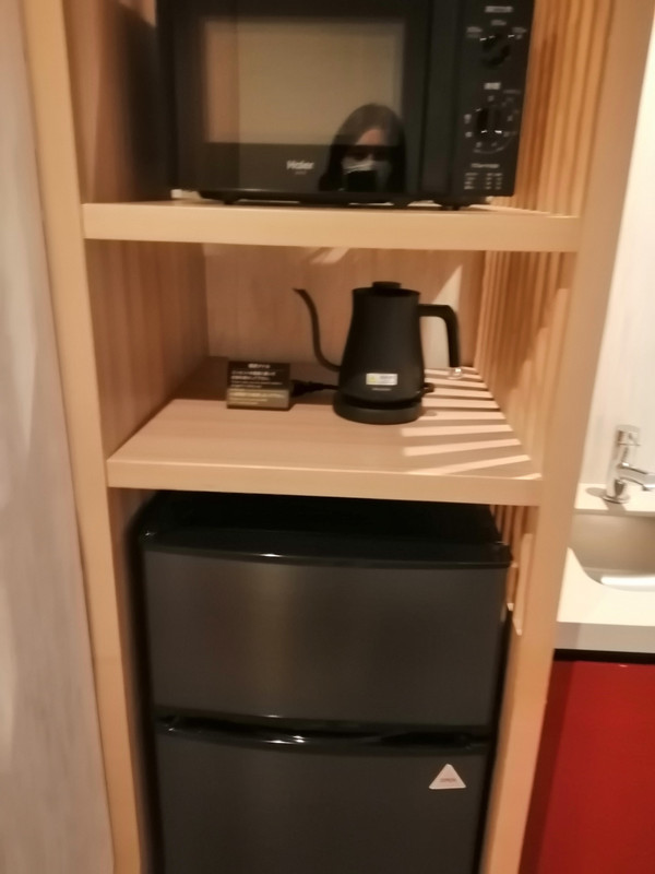 冷蔵庫や電子レンジ、ポットなど、非常に使いやすいものでした。