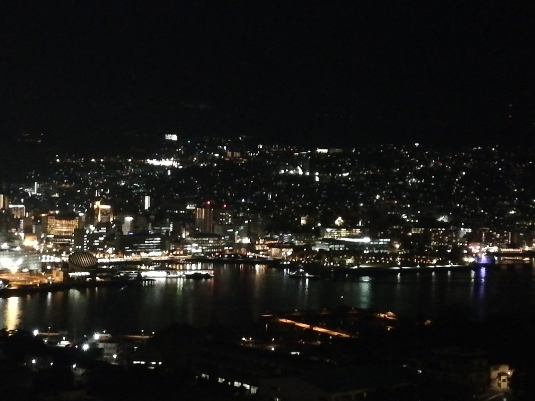 部屋からの夜景が最高に良かった